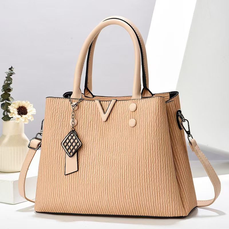 New Handbag Pu Fashionable Versatile Large-capacity Shoulder Bag Messenger Bag_voghion.com