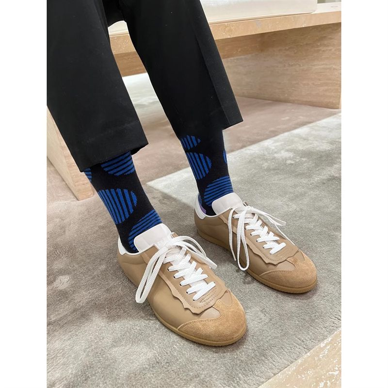 Das Fußgefühl ist zu gut ~ 2025 Neue Ballett-Stil Deutsches Training Casual Sports Kleine weiße Brettschuhe_voghion.com