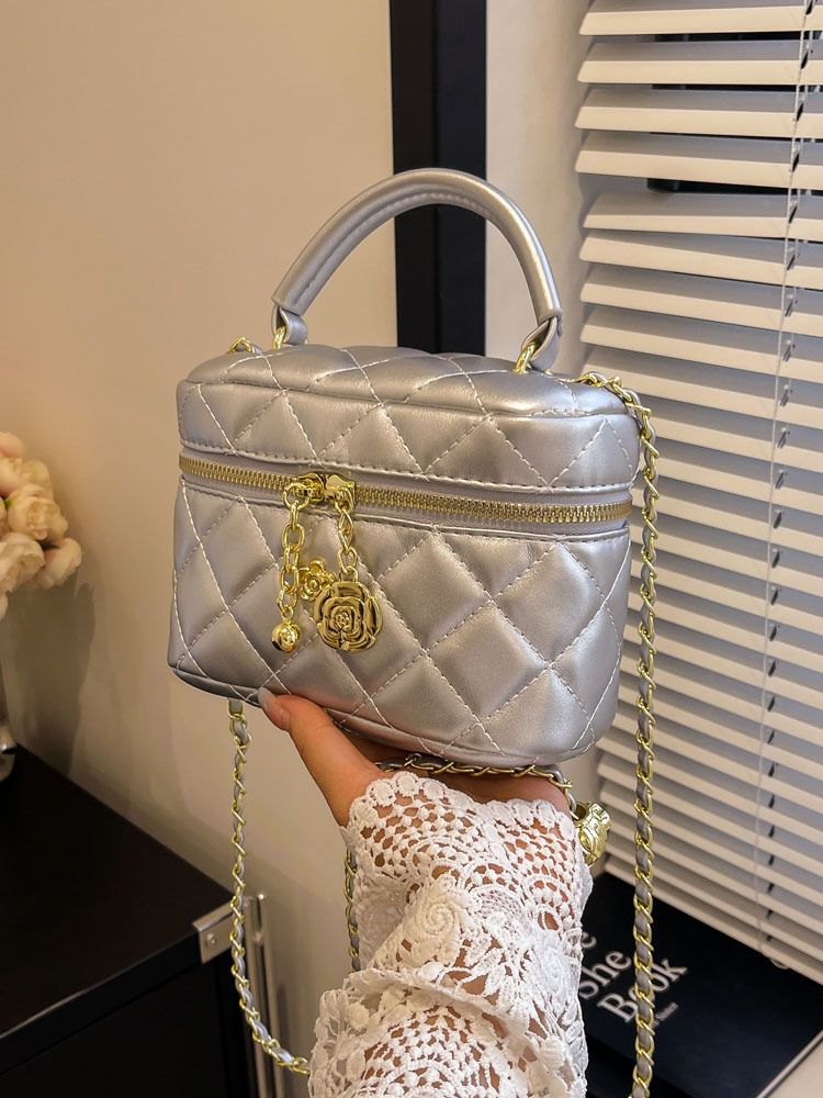 Summer Mini For Women 2024 New Fashion Quilted Handbag Shoulder Versatile Crossbody Chain Bag_voghion.com