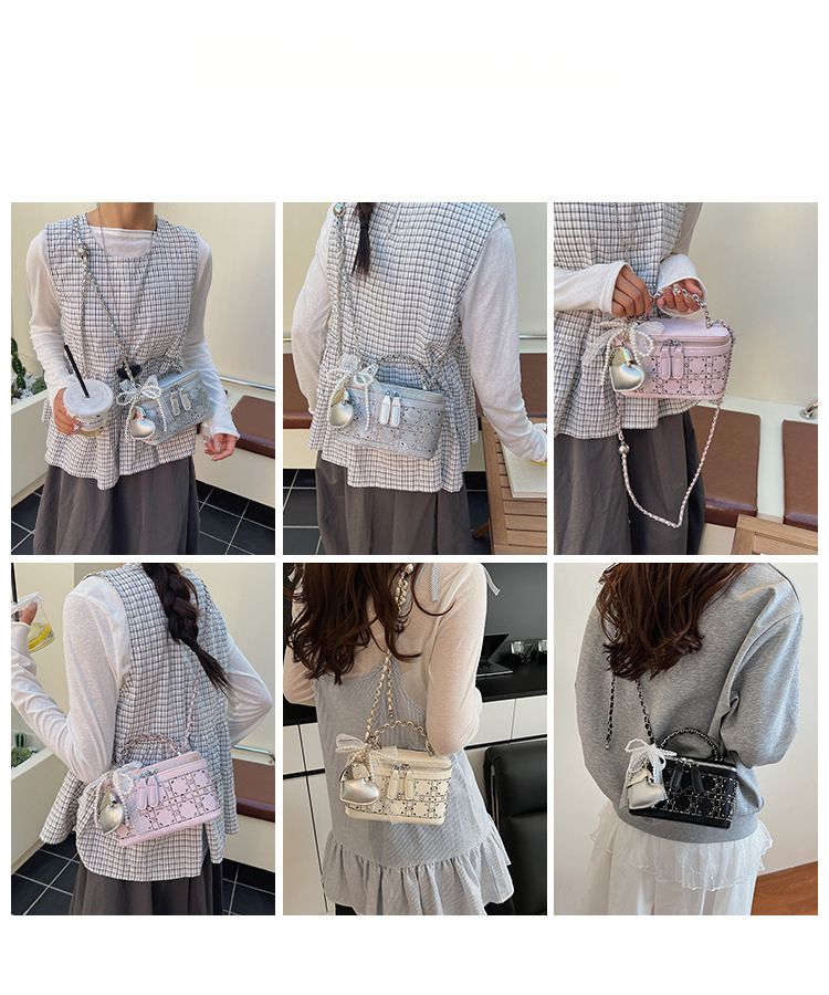 Women's 2025 Fall/Winter New Shoulder Bag Solid-Color Chain Crossbody Bag Versatile_voghion.com