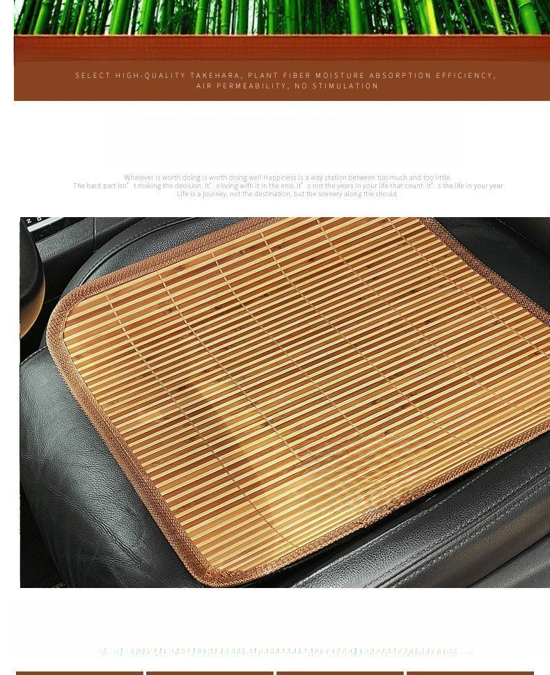 【 30 Day Hot Selling 2364 Pieces 】 Summer Bamboo Summer Breathable Computer Chair Sofa Cushion, Car Cooling Mat, Cool_voghion.com