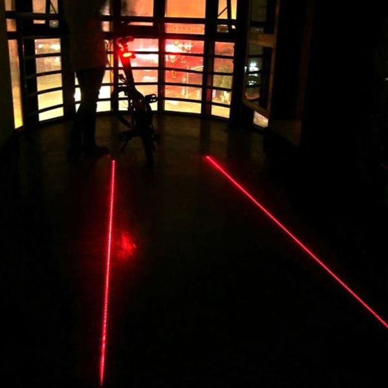 Kaou Mountain Bicycle Bike Cycle Rear Tail Warning Lamp 5 LED Light Flash Mode_voghion.com