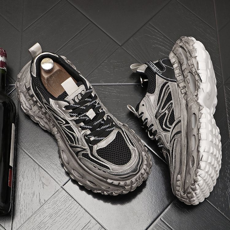 Retro Herren Ins Dad Schuhe dicke Sohle lässig trendige Herren vielseitige alte Stil Reifensohle Jugendmode Herrenschuhe_voghion.com