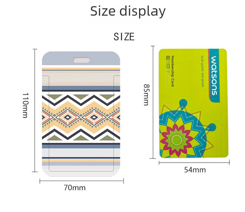 School card key work card badge hard card set campus meal card access control IC water card goo card student card protection set Wholesale_voghion.com