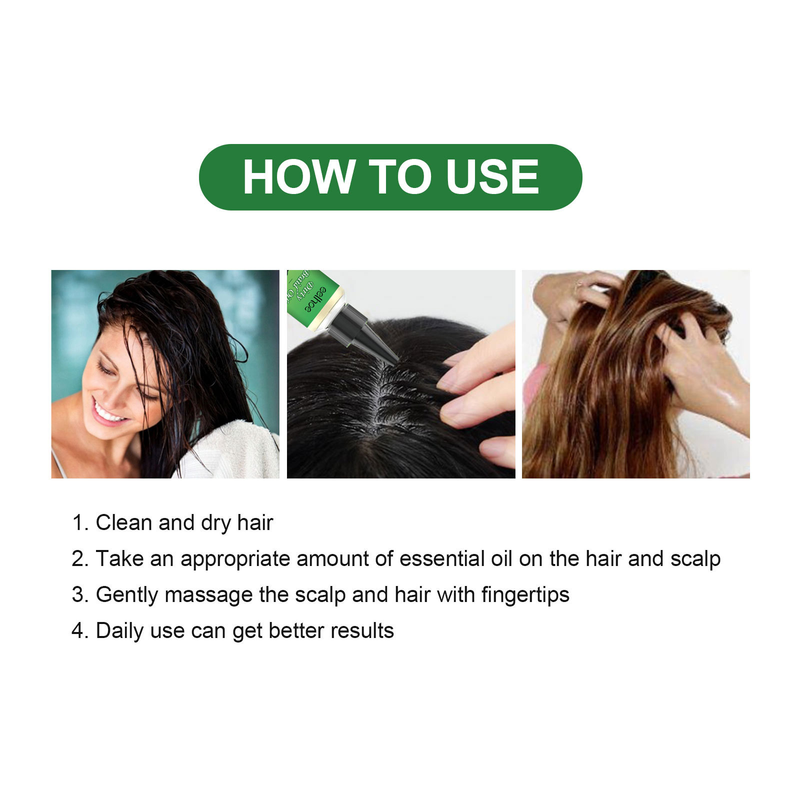 Dense EELHOE Braid Hair Oil Deterge il cuoio capelluto, ammorbidisce i capelli, nutre previene la caduta, rinforza e ripara i capelli_voghion.com
