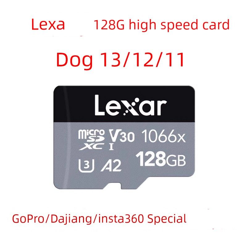 Goprohero13/121110 spordikaamera mälu Lexsha 128gu3 salvestusruum 5/4K kiire TF-kaart_voghion.com
