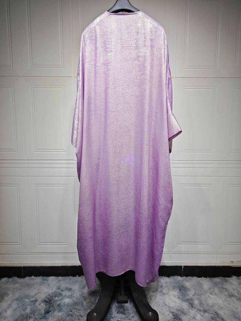 Vêtements pour femmes musulmanes, robe estampillée dorée, abaya, vêtements d'extérieur, cardigan_voghion.com