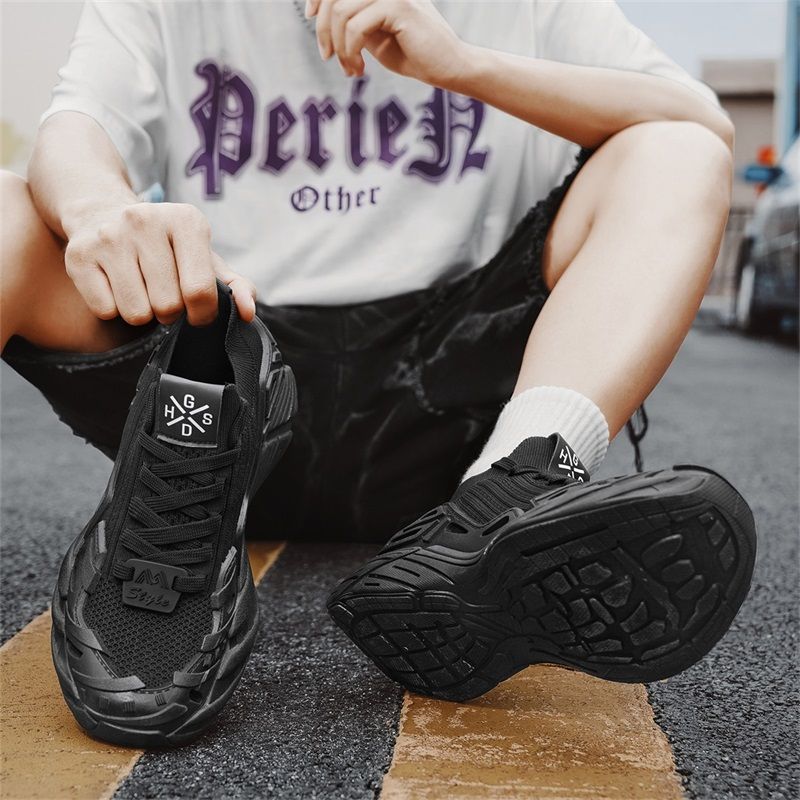 Scarpe estive leggere e traspiranti in rete intrecciata, scarpe sportive e casual antiscivolo e resistenti_voghion.com