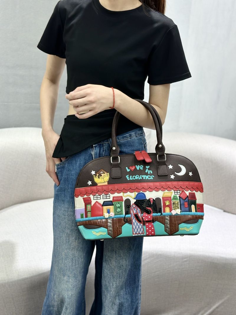 Damentaschen Hochwertige Temperamenthandtaschen für Frauen Neue Nähte Stickerei Damentaschen Große Kapazität Muscheltaschen Umhängetaschen_voghion.com