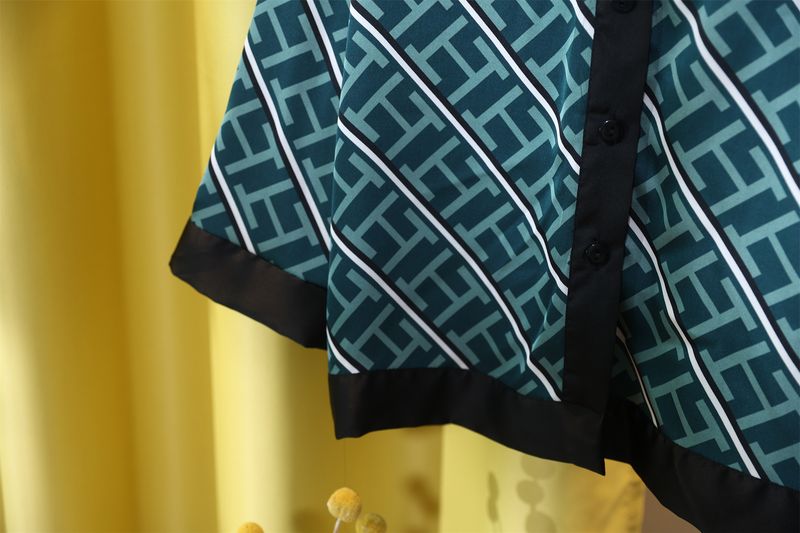 Damen Nachtwäsche Seide Hosenträgerrock Nachthemd Zweiteiliger Pyjama Home Kleidung Großhandel_voghion.com