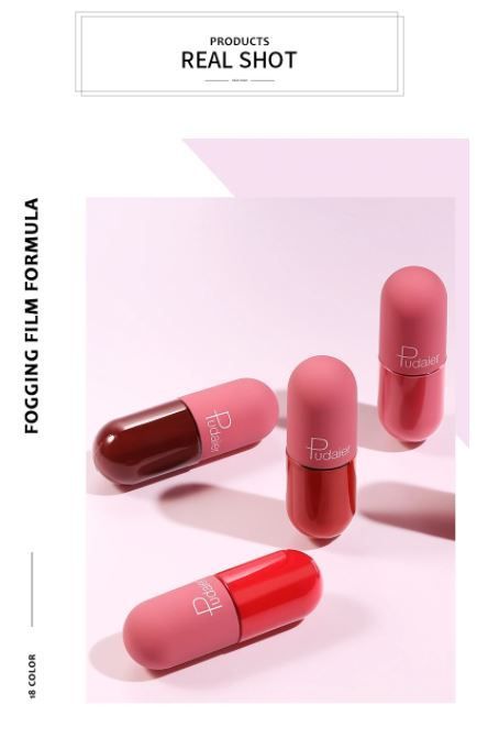 PUDAIER® Mini Capsule Matte Liquid Lipstick - Color #903_voghion.com