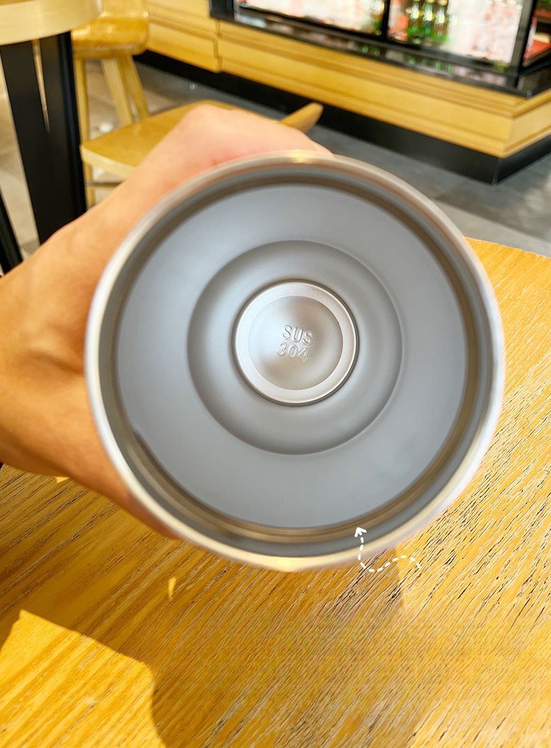 Ice Tyrant Insulated Car New Large Capacity Portable Stainless Steel 304 Double-layer Cold Cup With Straw_voghion.com