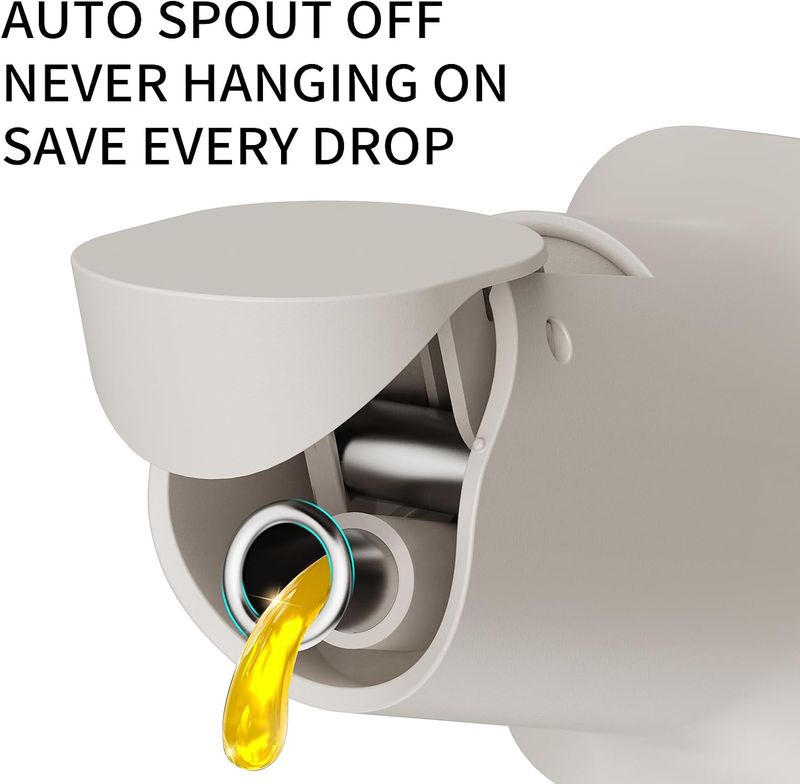 Bouteille d'huile à gravité RYYD - 450 ml anti-fuite|Cuisine gastronomique_voghion.com