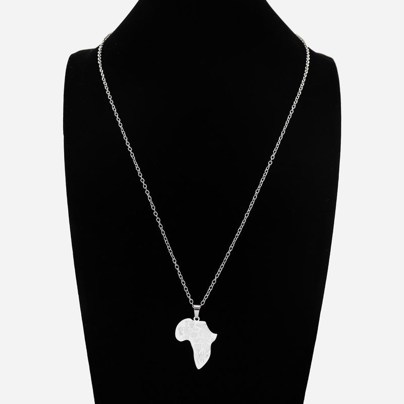 Schmuck & Zubehör Heißer verkauf karte halskette persönlichkeit hip hop tier elefant anhänger halskette schmuck_voghion.com
