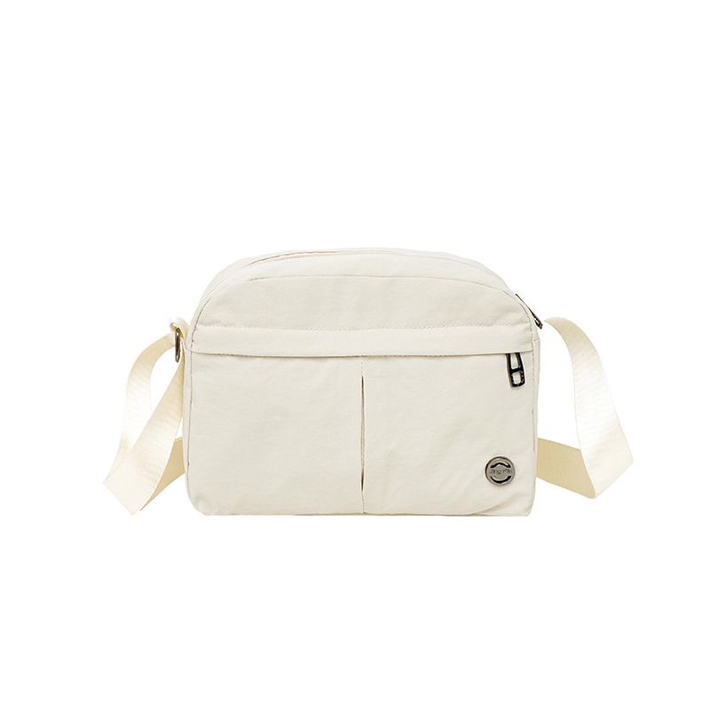 Leichte Damentasche, neu, modisch, exquisit, vielseitig, horizontal, einzelne Schulter, klein, für Reisen und Pendeln, einfarbig_voghion.com