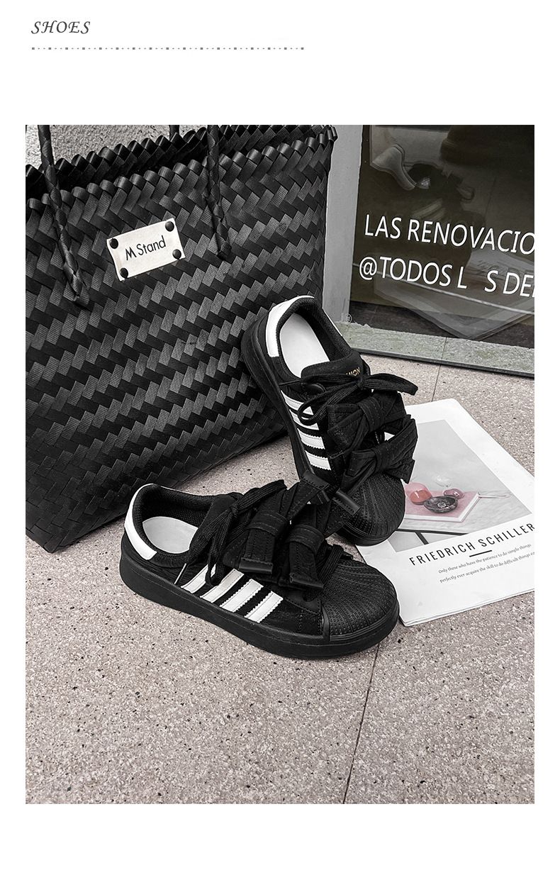 Clover Shell Head Classic Board Women's 2025 Spring White Low Cut Versatile Sports And Leisure Shoes_voghion.com