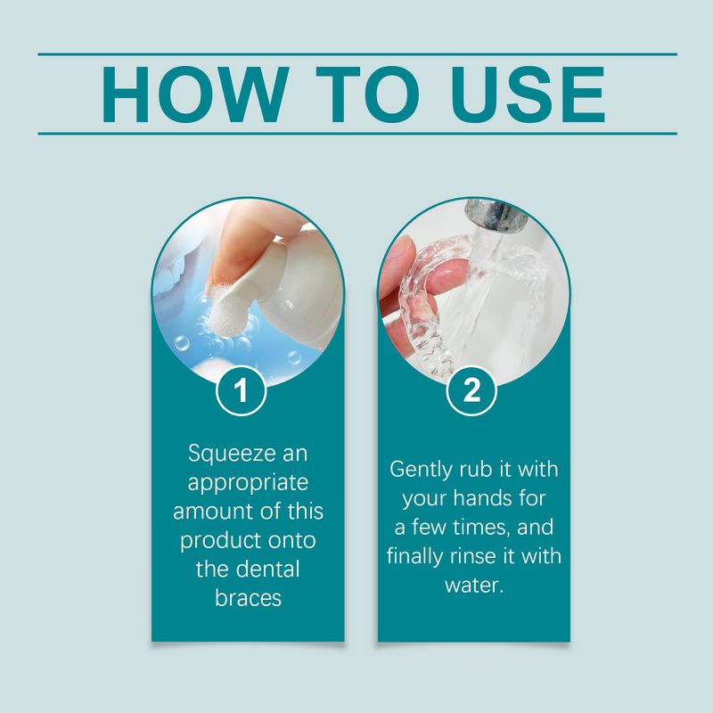 Καθαρισμός ορθοδοντικών συσκευών, καθαρισμός αφρού, καθαρισμός λεκέδων, στοματική φροντίδα, φροντίδα υγιεινής οδοντοστοιχιών και σιδεράκια_voghion.com