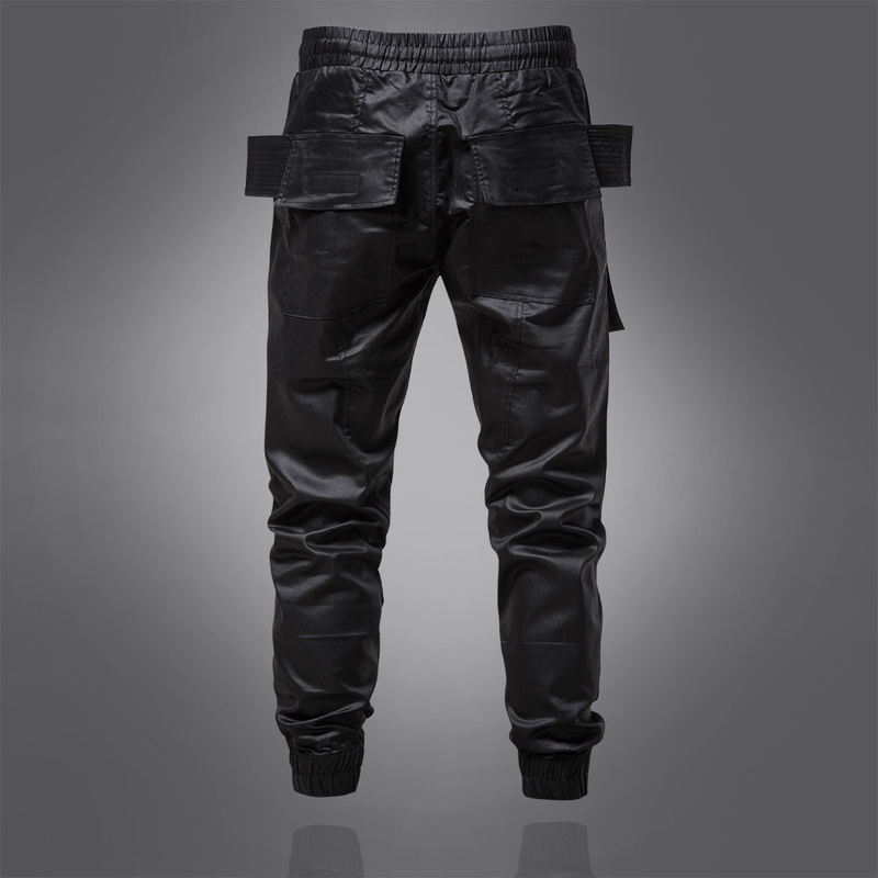 Herrenbekleidung, beschichtete, gewachste Hose, Overall, Herren-Motorrad, lockere Freizeit, Schwerindustrie, funktionelle Windbeinhose_voghion.com