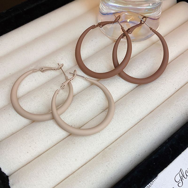 Melard style exaggerated circle with niche design, 2024 new earrings for women_voghion.com