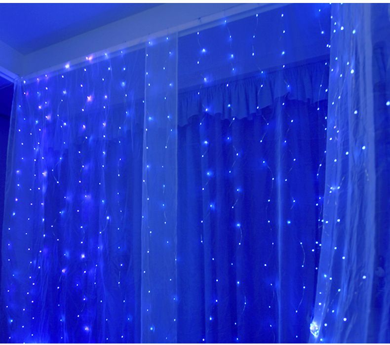 Luces LED navideñas decorativas, guirnaldas de luces festivas para interiores con diseños de muñecos de nieve, Papá Noel, renos y árboles de Navidad._voghion.com