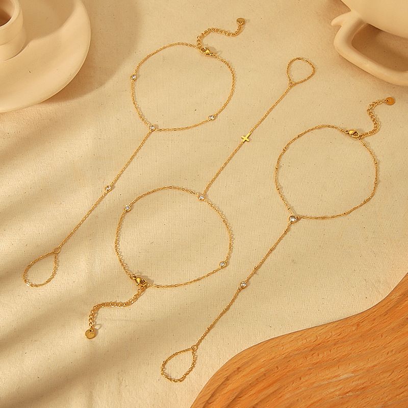 Fußkettchen aus Titanstahl mit eingelegtem Diamant-Zirkon für Mädchen, hochwertige, lichtechte Pure Desire Cosplay-Fuß-Requisiten-Dekoration_voghion.com