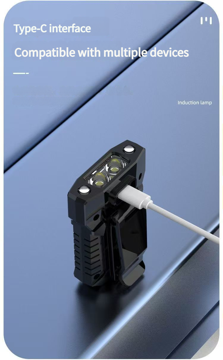 New Hand Wave Hat Clip Light For Fishing, Night Fishing Light, Ultra-light Waterproof Sensor Headlamp_voghion.com