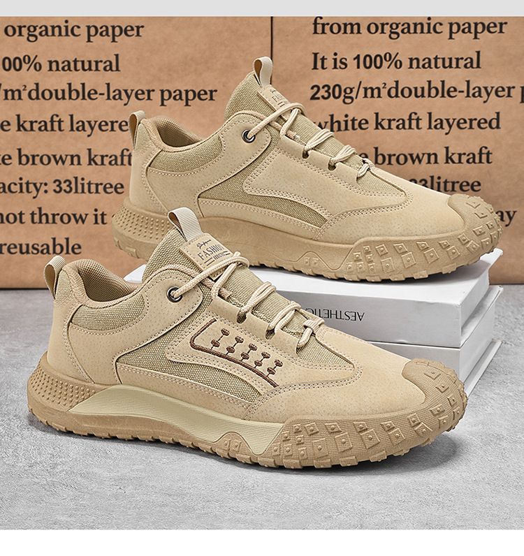 Herrenschuhe, Arbeitsversicherungsschuhe, rutschfeste und verschleißfeste Herrenschuhe für die Baustellenarbeit, Sport- und Freizeit-Bergsteigerschuhe, Herren_voghion.com