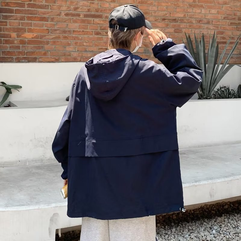 Giacca Charge, pullover funzionale con mezza cerniera, alla moda, primaverile e autunnale, da uomo di High Street americano, vestibilità ampia e funzionale_voghion.com
