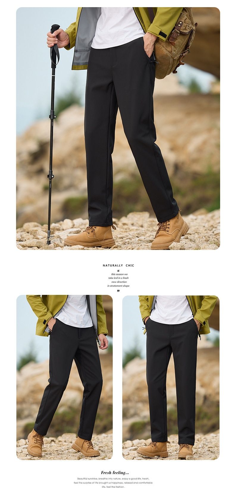 001 Outdoor Soft Shell Hiking Men's Autumn Winter Fleece Lined Warm Long Women's Windproof Wear-resistant Trekking Sports_voghion.com