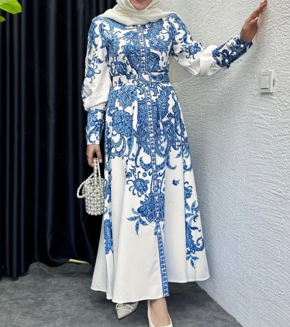 Women's Casual Fashion Temperament Elegant Vacation Contrast Color Open Button Long Coat_voghion.com