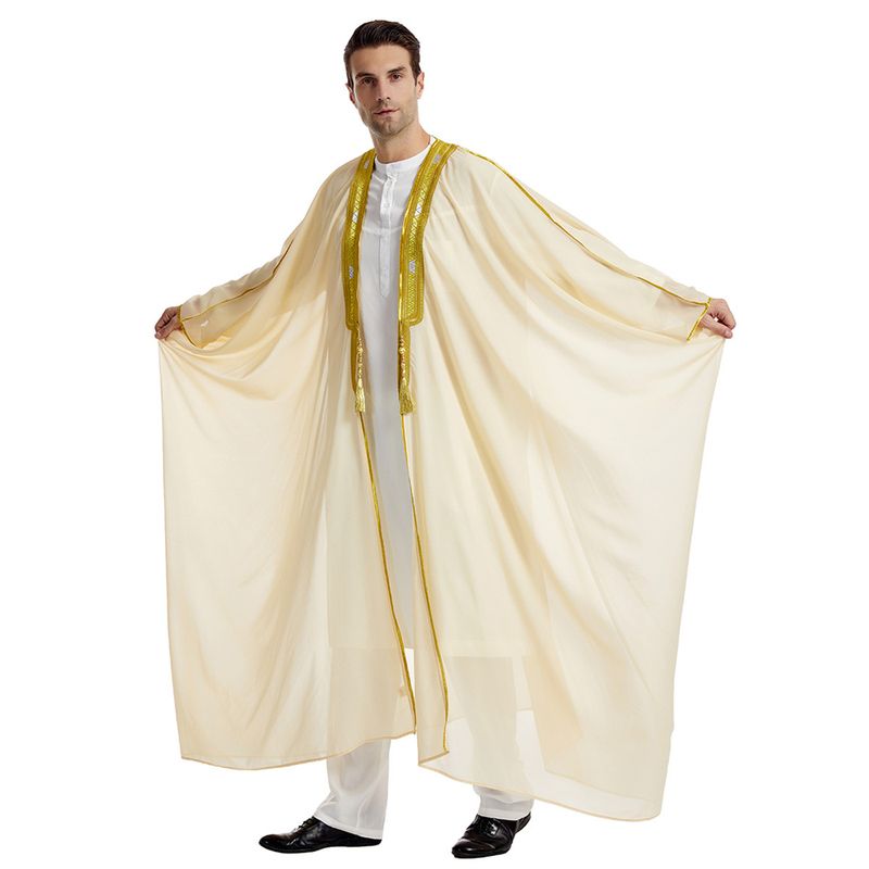 Müslüman Çıkartmaları Offen Abaya Jubba Thobe Strickjacke Kleid Kimono Truthahn Dubai Suudi Kaftan İslam Kleidung Gebet Kaftan Abayas_voghion.com