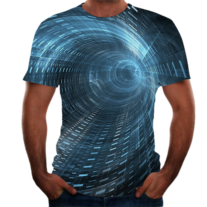 2023. aasta meeste lühikeste varrukatega särk. Uusim meeste suvine vabaaja lühikeste varrukatega T-särk, millel on 3D-printimine._voghion.com