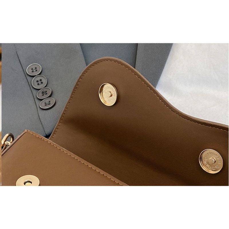 This year's fashionable solid color texture single shoulder crossbody for women's 2024 new versatile Instagram popular_voghion.com