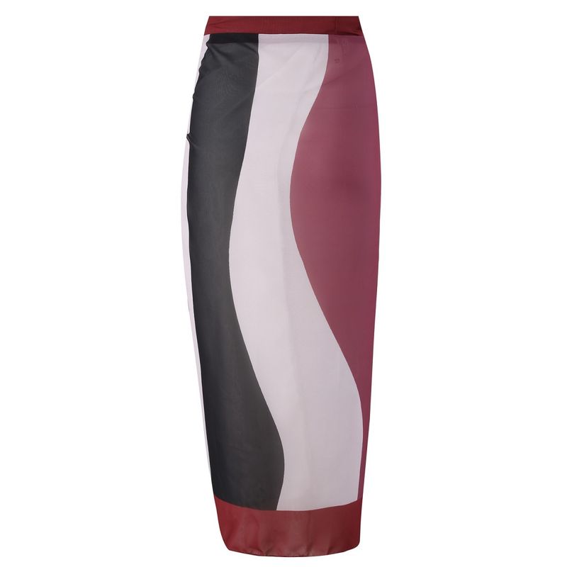 bikini jupe de plage robe portefeuille en mousseline maillot de bain spa_voghion.com