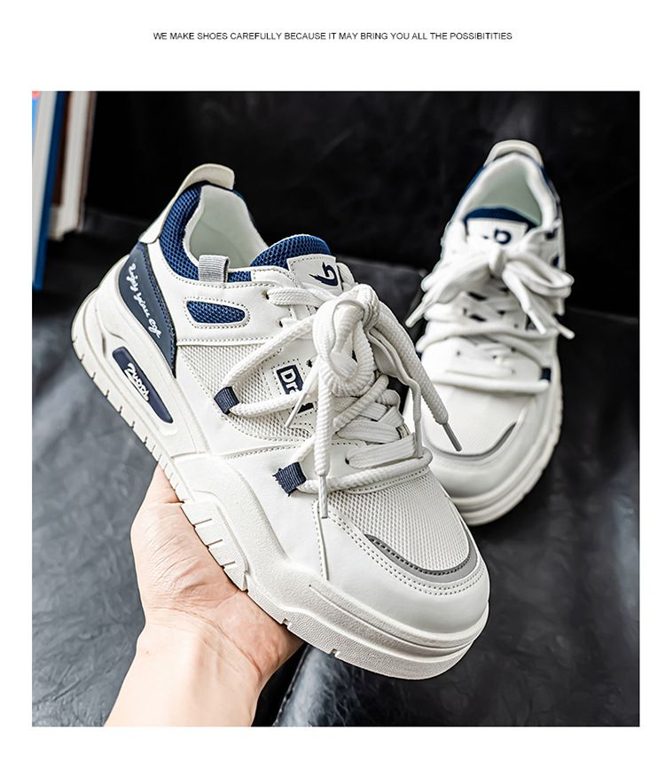 Scarpe da ginnastica estive da uomo, nuove, traspiranti, versatili, basse, sportive, casual, da papà, alla moda, bianche_voghion.com