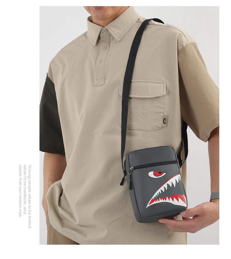 Men's Bags Casual Bags Shoulder Bags Trendy Fashion Messenger Bags Men Cartoon Waterproof Lightweight Boys Messenger Bags_voghion.com