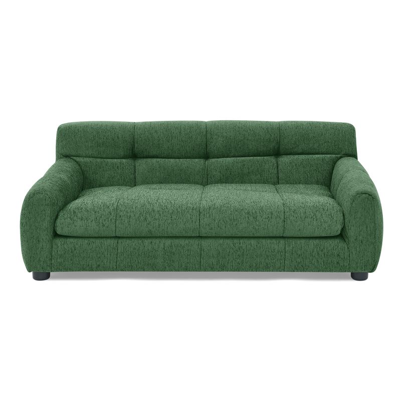 Soft And Comfortable Pet Sofa With Backrest And Armrests, Suitable For Modern Rectangular Pet Sofas For Small And Medium-sized Dogs-Green_voghion.com
