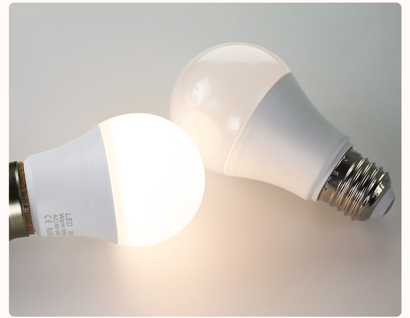 6 pièces LED ampoule lampes E27 AC220V 240V puissance réelle lampe à LED 18W 15W 12W 9W 6W 3W Lampada LED projecteur lampe de Table lumière LED_voghion.com