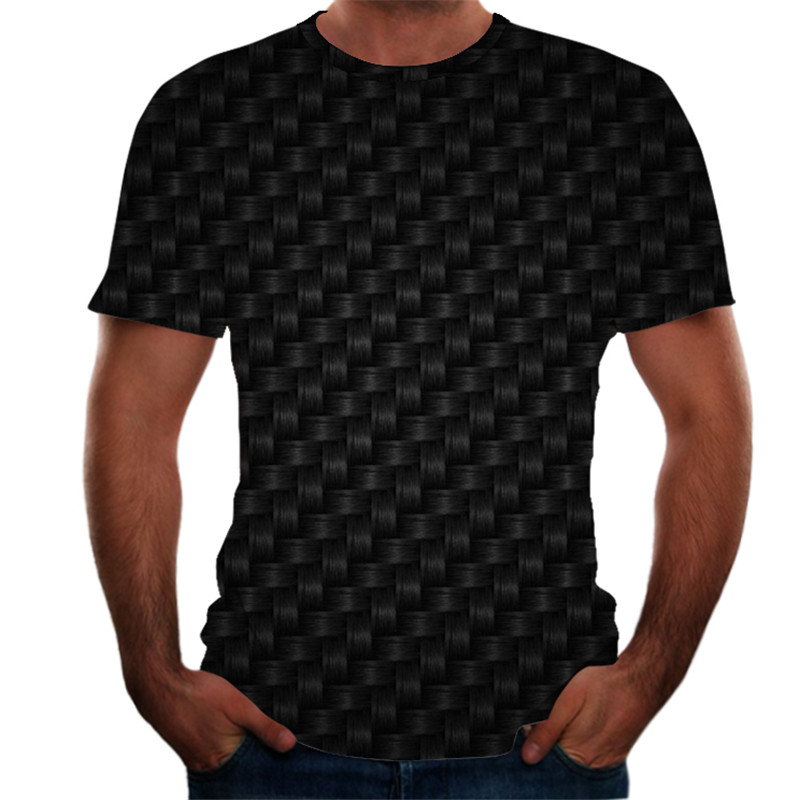 Ha ha Moodne naljaka naeratusega trükitud T-särk, meeste 3D-suvine T-särk, lühike topp_voghion.com
