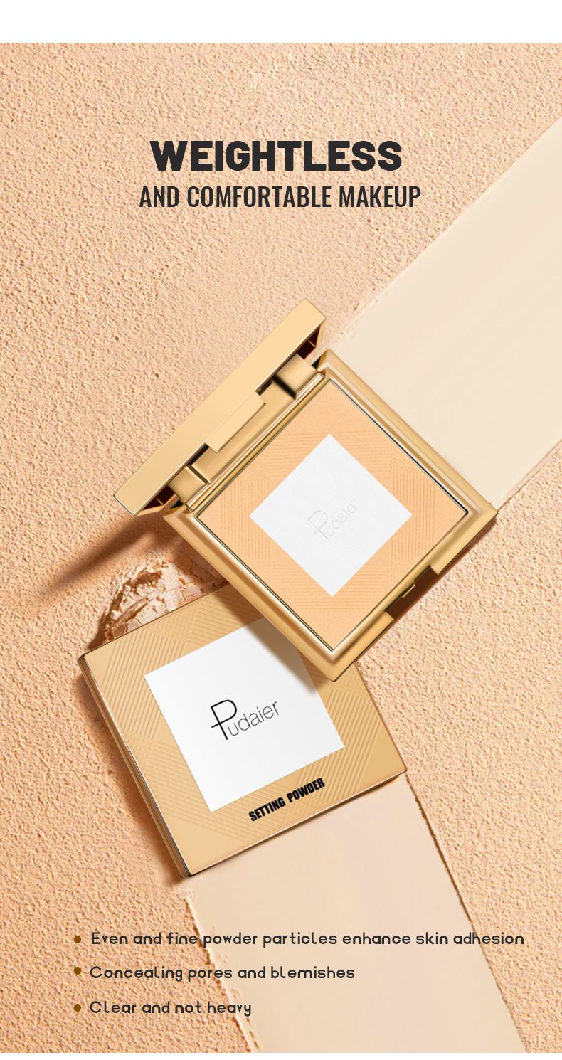 Matte Oil Control Setting Honey Makeup Concealer Powder_voghion.com