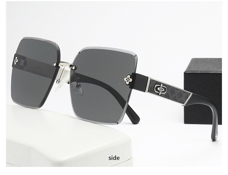 2024 New nylon polarized frameless trimming luxury women's ashionable sunglasses_voghion.com