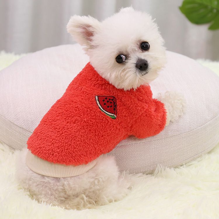Herbst winter neue pet kleine und mittlere hund kleidung, Bomei warme fleece kleidung, zwei beinen kleidung_voghion.com