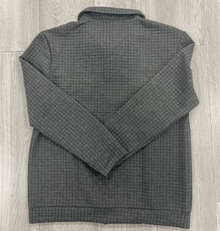 Herren-Arbeitsjacke aus Waffelstrick – Freizeitmantel mit Paris-Schriftzug (S-XXXL)_voghion.com