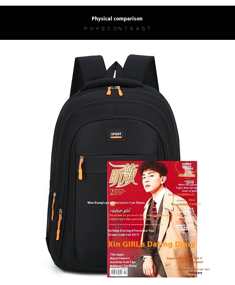 Nuova borsa da viaggio per esterni per ragazze e ragazzi con grande capacità per ridurre il carico, borsa da scuola per studenti, multiuso per il tempo libero_voghion.com