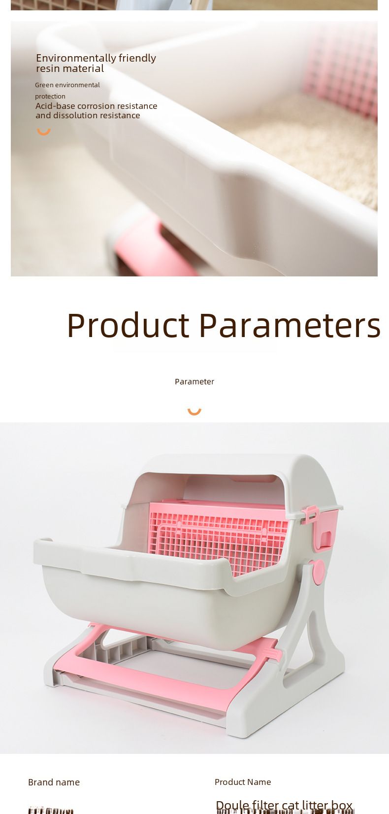Leyoupai Cat Toilet Factory Direct Oversized Semi-automatic Cat Toilet Pet Toilet Semi-closed Litter Box_voghion.com