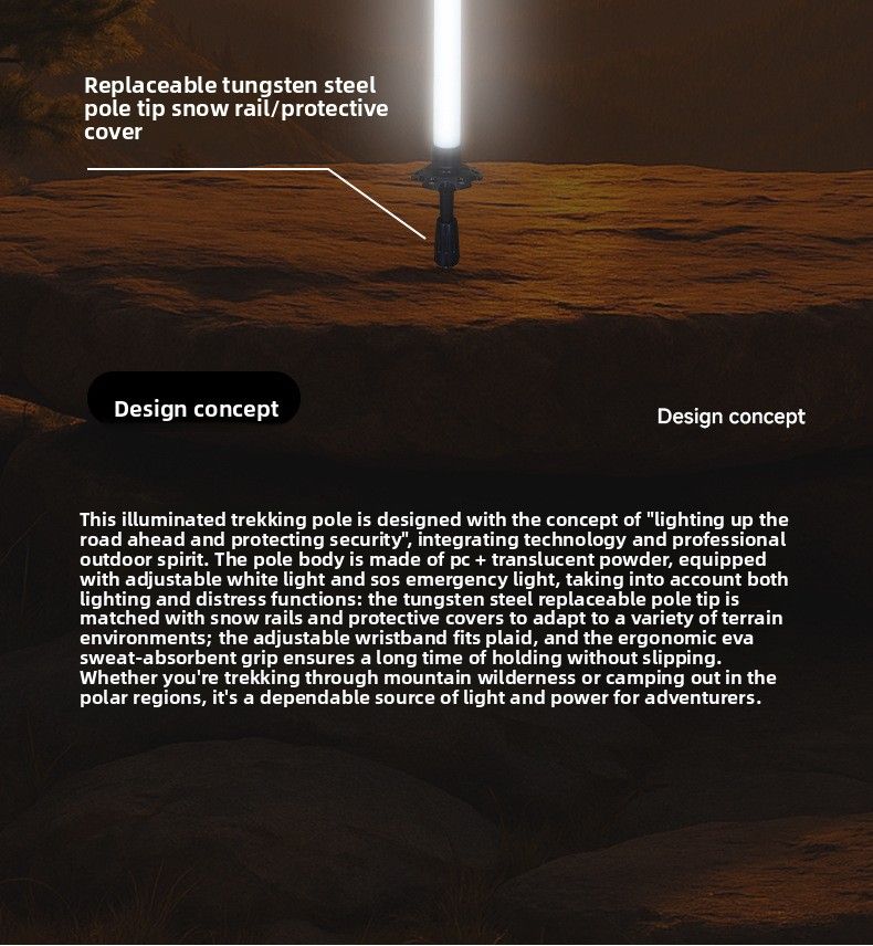 Direkt vom Hersteller: Leuchtende Wander-, Grenzüberschreitende, professionelle Kletter- und Offroad-Beleuchtung für Outdoor-Trekking und Wandern – rutschfest_voghion.com