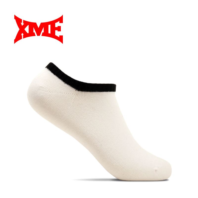 XME calzini sportivi da barca alla moda da uomo in cotone pettinato color block, calzini corti assorbenti e traspiranti_voghion.com