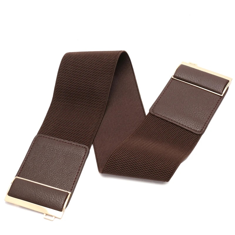 HOT Womens Belt Elastic Stretch Cinch Lady Cummerband Plus Size Girls Waistband Waist Seal 7.5cm Wide_voghion.com