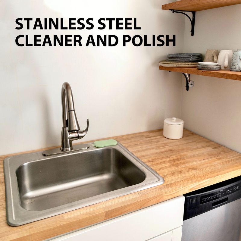 Jaysuing roestvrijstalen doekjes, keukenkraan, gootsteen, roestvrij staal, metaal, verwijder watervlekken en vuil, doekjes_voghion.com