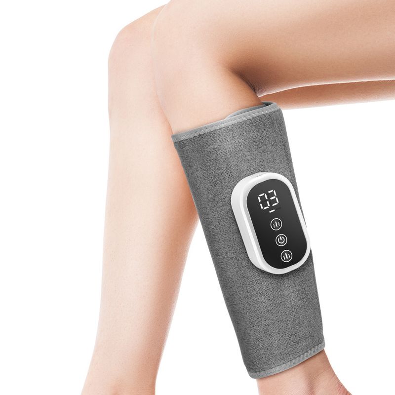 Cross-Mode Private Model Leg Modes 3 Níveis Pressão de Ar Terapia de Calor Massageador de Panturrilhas com Airbag_voghion.com